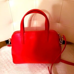 Kate spade red purse and wallet.